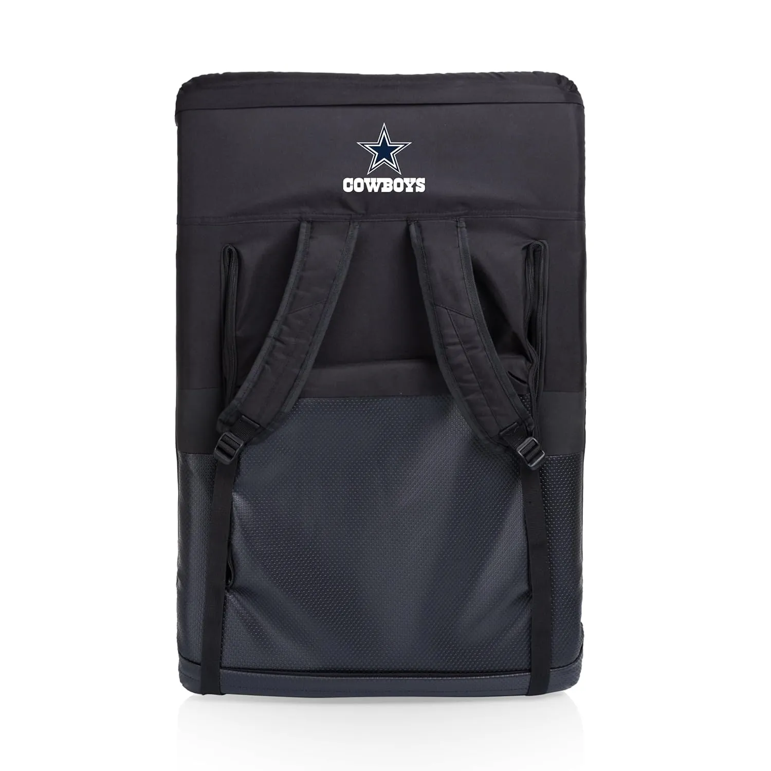 PICNIC TIME Black Dallas Cowboys Ventura Seat Portable Recliner Chair