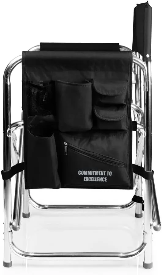 PICNIC TIME NFL Unisex-Adult NFL Sports Chair with Side Table, Beach Chair, Camp Chair for Adults