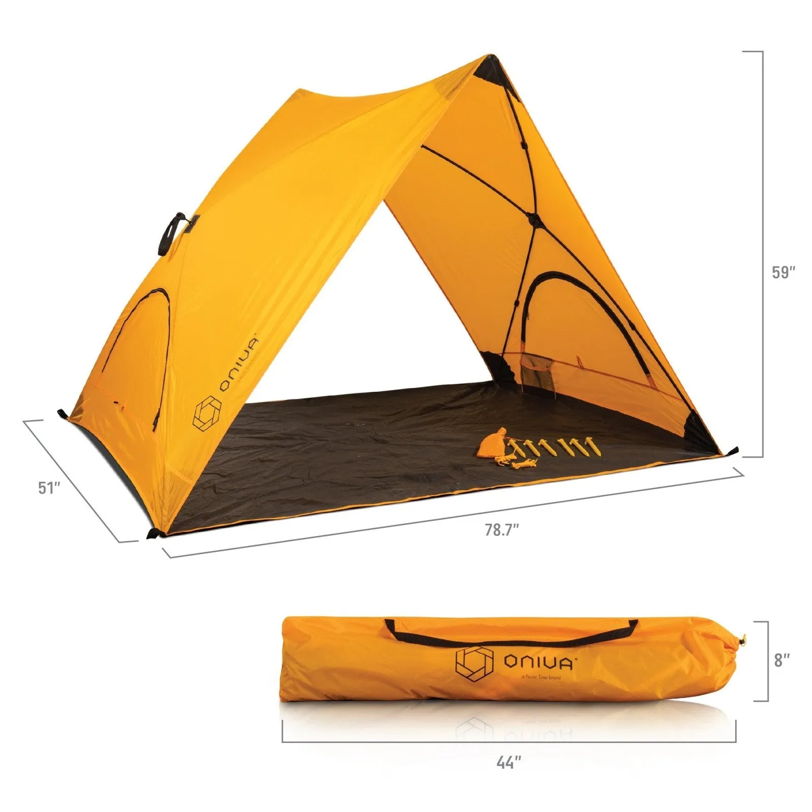 Picnic Time Pismo A-Frame Portable Beach Tent