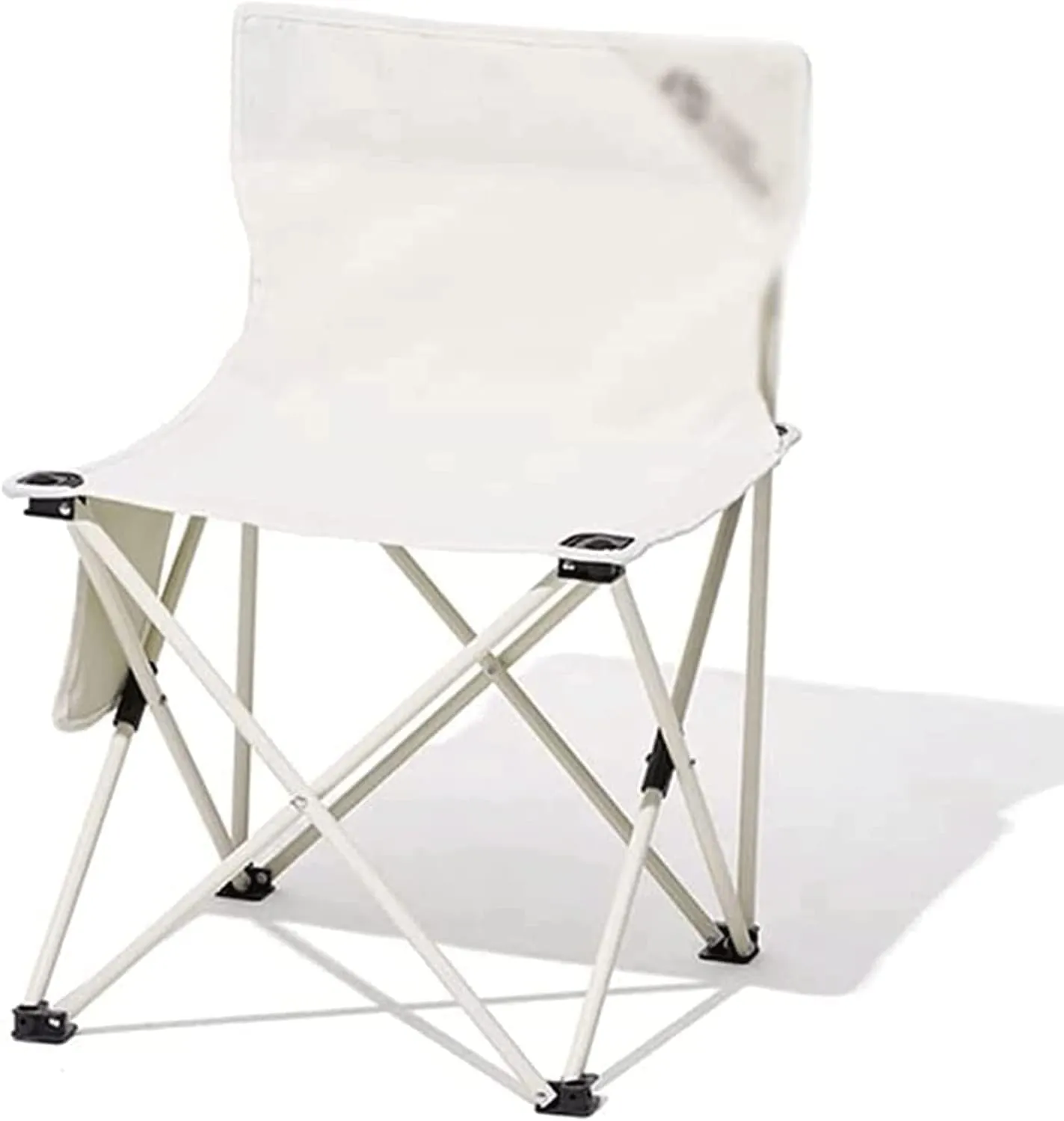 POCHY Luxury Folding Chair Folding Chair Fabric Portable Lawn Chair Camping Chair Non-Slip Plastic Easy Storage Outdoor Folding Chair Dining Chairs Comfortable