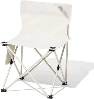 POCHY Luxury Folding Chair Folding Chair Fabric Portable Lawn Chair Camping Chair Non-Slip Plastic Easy Storage Outdoor Folding Chair Dining Chairs Comfortable
