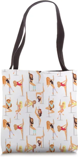 Pole Dancer Gifts Pole Dancing Fitness Sexy Workout Cardio Tote Bag