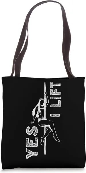 Pole Dancing - Funny Pole Fitness Pole Dancer Tote Bag