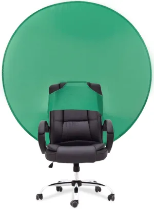 Pop Up Screen Background with Storage Bag (60in, Chromakey Green)