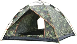 Pop-Up Tent for 3-4 Person, Camping Tent Easy Setup, Outdoor Beach Tent Portable Windproof Dome Tent for Camping Beach Hiking Mountaineering Fishing Travel Lightweight Tents