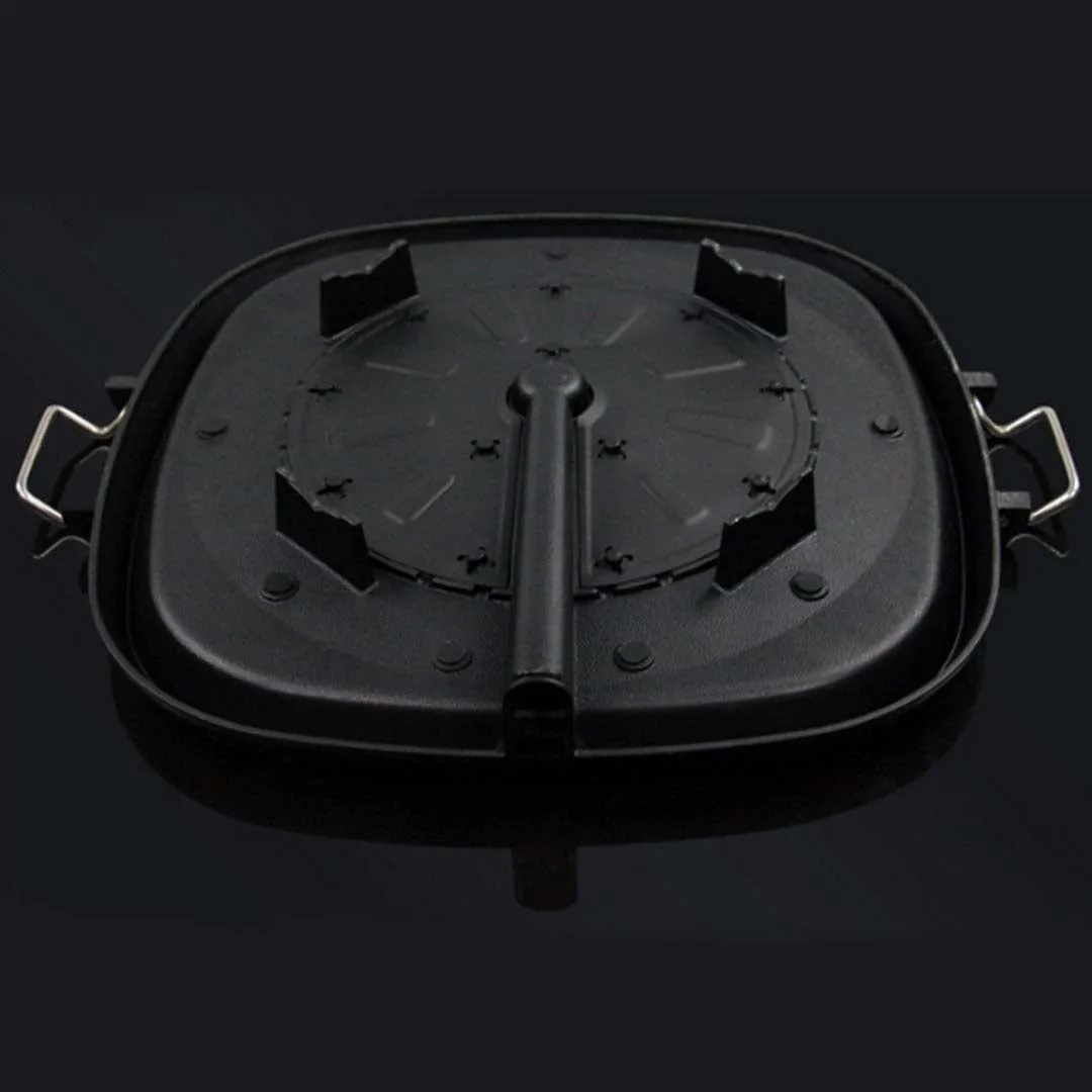 Portable BBQ Butane Gas Stove Non-Stick Grill Square
