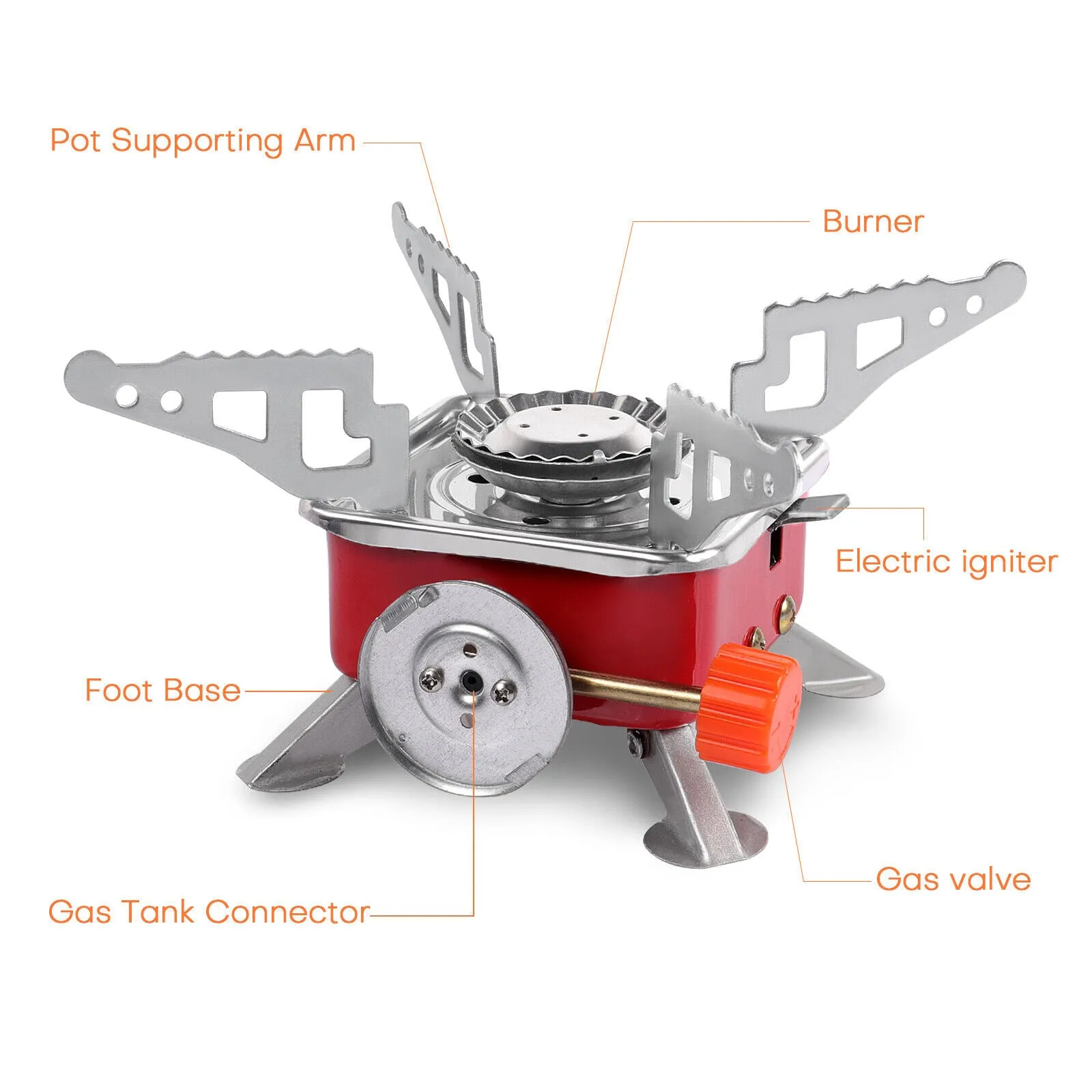 Portable Butane Gas Stove Burner Without Gas Burner