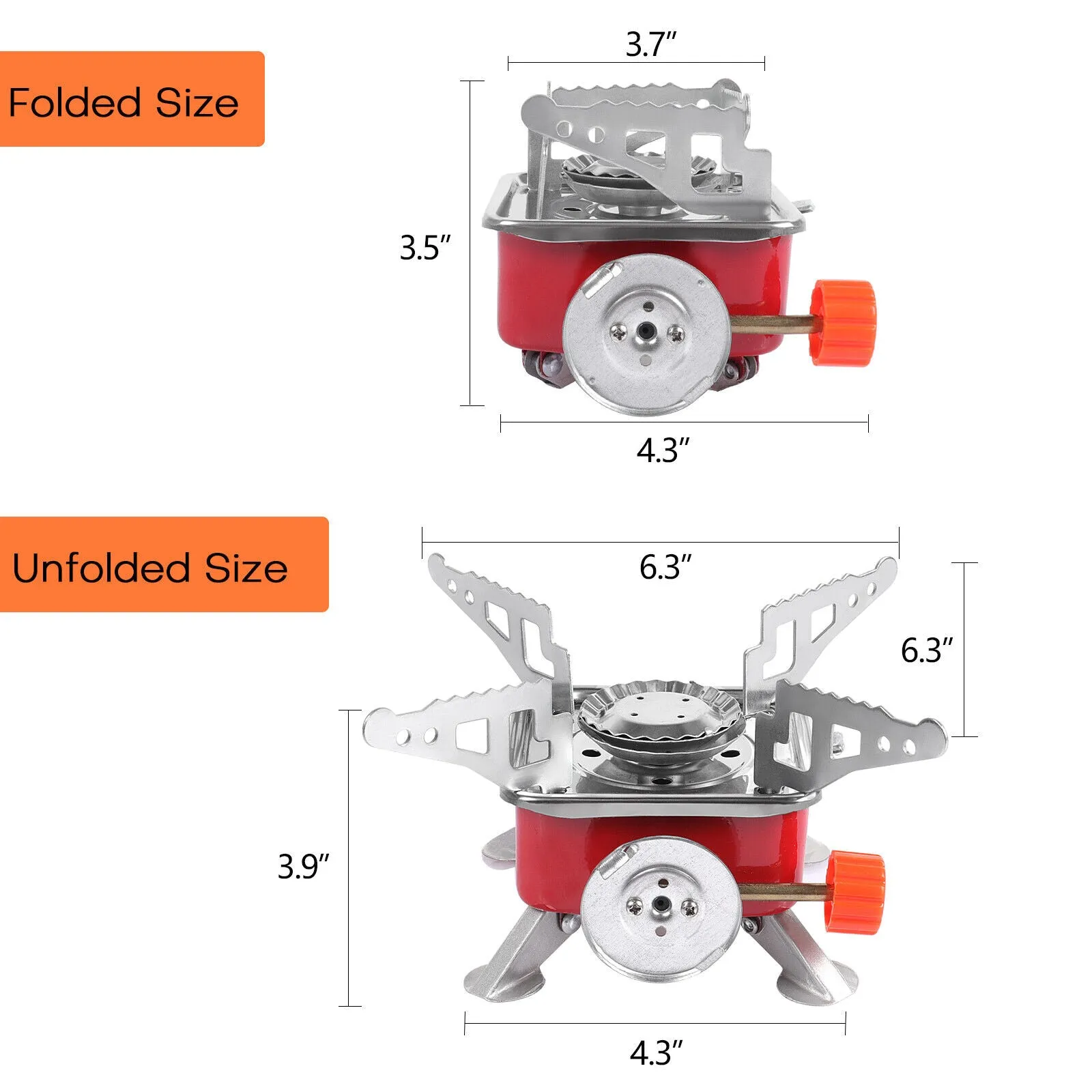 Portable Butane Gas Stove Burner Without Gas Burner
