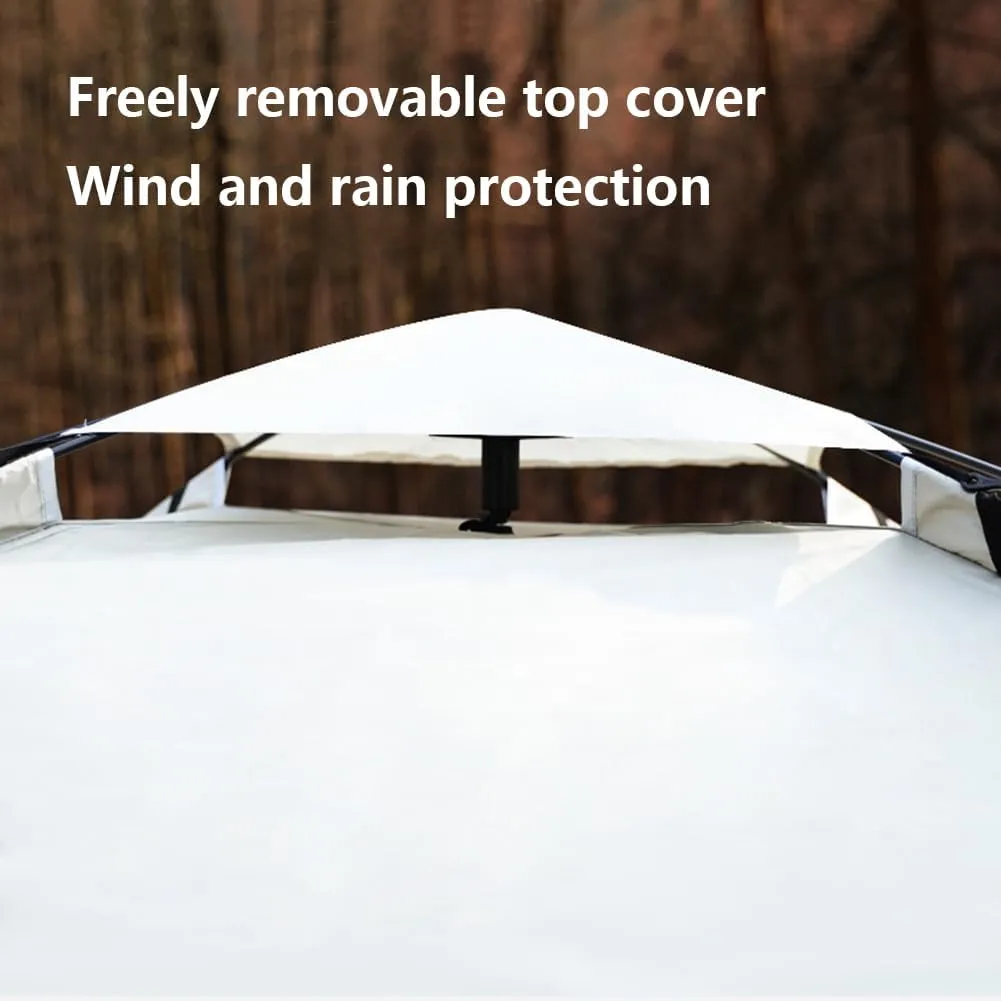 Portable Camping Tent 2-3 Person, Windproof UV Protection Automatic Double Layered Pop-Up Light Weight Beach Tent Quick Setup, for Beach Outdoor Fishing Weekend Trips