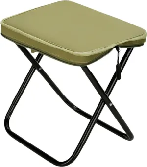Portable Folding Chair Lightweight Camping Stool Outdoor Lazy Chair Small Collapsible Chair for Fishing Picnic Travelling