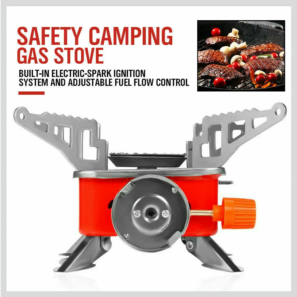 Portable Outdoor Gas Burner | Adjustable Camping Stove for Picnic & Cooking