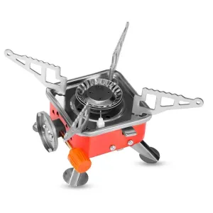 Portable Outdoor Gas Burner | Adjustable Camping Stove for Picnic & Cooking