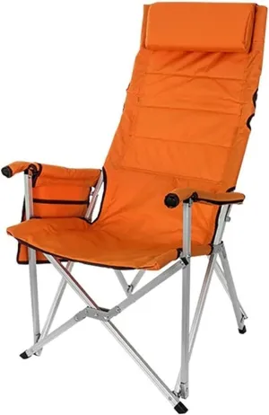 Portable Oxford Cloth Aluminum Alloy Backrest Multifunctional Camping Chair Heavy Duty Folding Oversize Padded Fishing Chair
