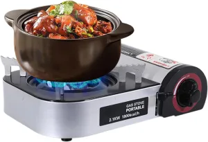 Portable Stove Burner, Compact Camping Kitchen Cooking Appliance, Travel-Friendly Frying Heater for Indoor Apartments, Outdoor Trips Counter Top, and Small Living Spaces