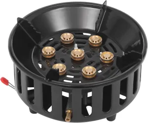 Propane Burner, Portable Outdoor Windproof Camping Stove with 3 Adapters, 21000W High Pressure Gas Stove with 59 Inch Extension Conduit - Ideal for Travel, Camping, Picnic, Party.