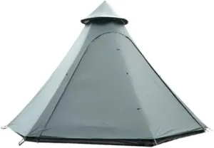 Pyramid Camping Family Tent Double Rainproof Tent 4-6 People Outdoor Picnic Field Waterproof Large Outdoor Tent Tents for Camping (Color : OneColor, Size : 380x330x240cm)