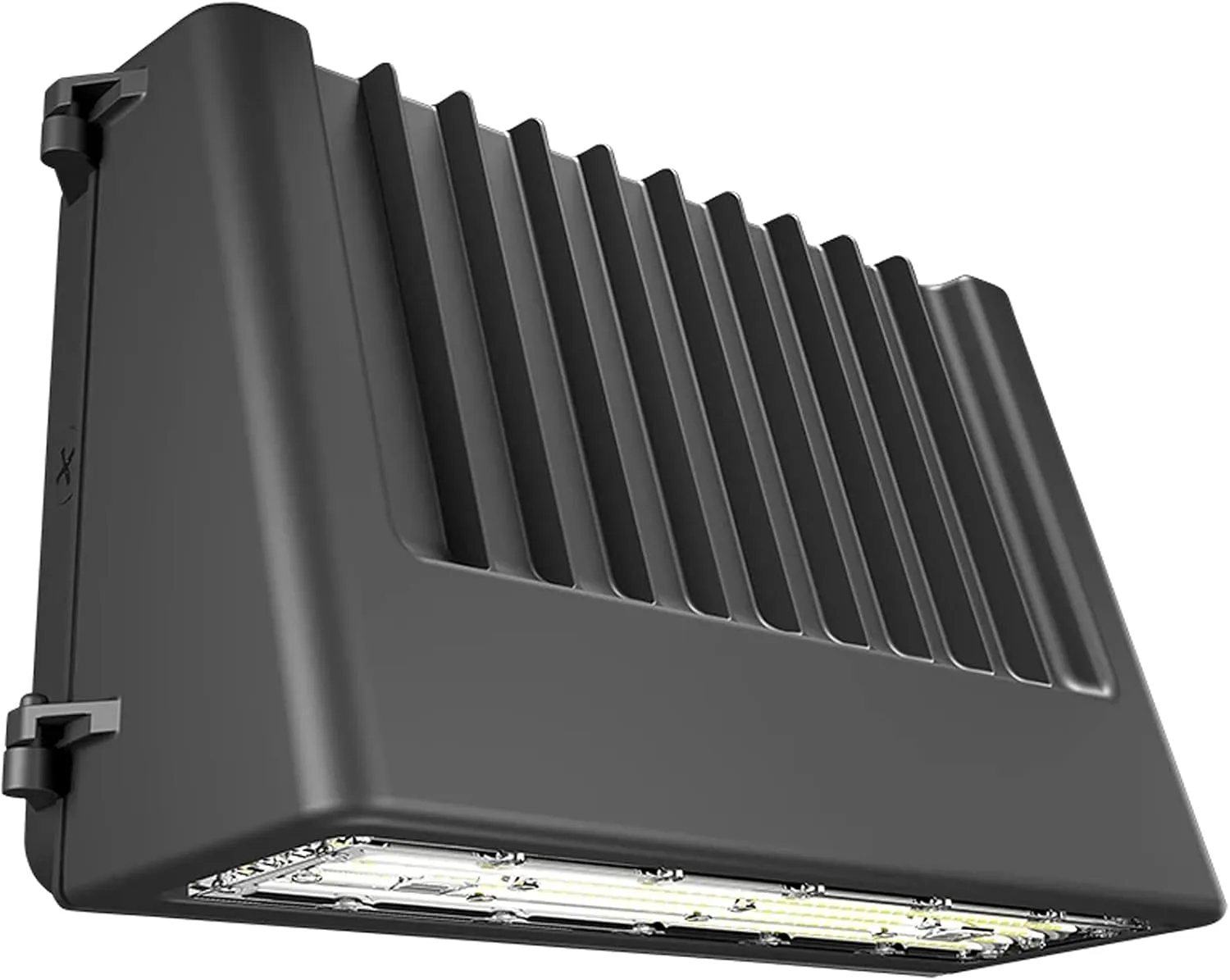 RAB SLIM17 Full Cutoff Fixture, 120-277 Volt, Field Adjustable Color, Includes Photocell, 100,000 Life Hours, Dark Sky LED Outdoor Lighting Wall Pack Fixtures (100)