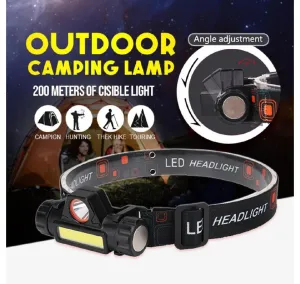 rechargeable and hiking, outdoor adjustable Responsive service waterproof headlight Cutting-edge features working, camping for racing ip65 with Flashlight cycling, headband