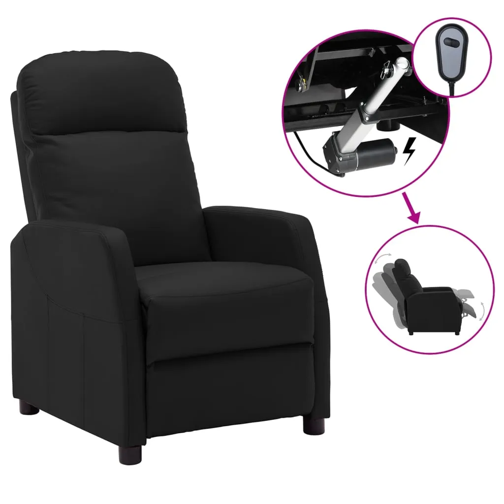 Recliner Chair Electric Leisure Recliner for Home Theater Faux Leather