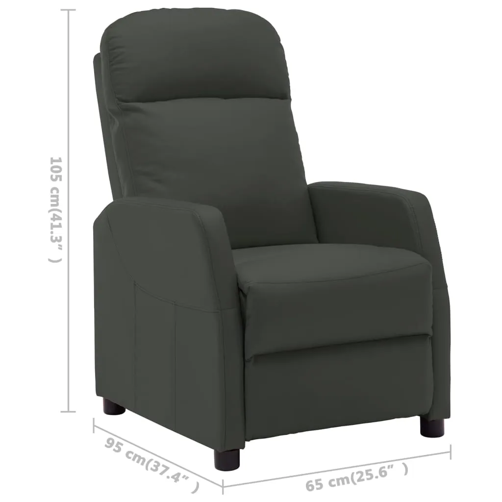Recliner Chair Electric Leisure Recliner for Home Theater Faux Leather