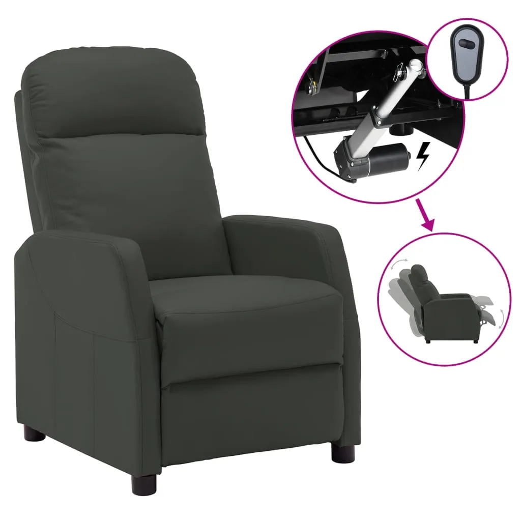Recliner Chair Electric Leisure Recliner for Home Theater Faux Leather