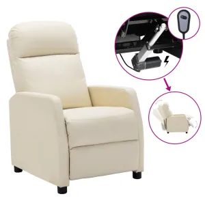Recliner Chair Electric Leisure Recliner for Home Theater Faux Leather