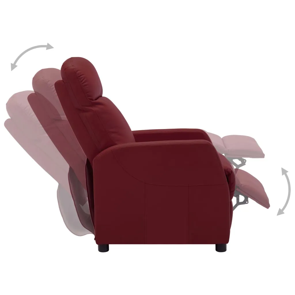 Recliner Chair Electric Leisure Recliner for Home Theater Faux Leather