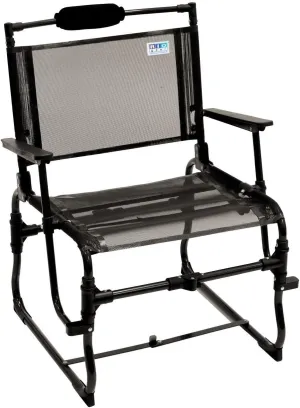Rio Gear 15.5" Seat Height Compact Traveler Folding Chair with Hard Arms - Large