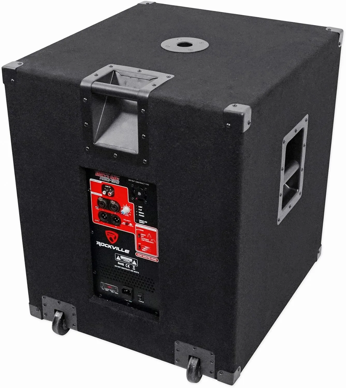 Rockville RBG18S 18" 2000W Active Powered PA Subwoofer W/Dsp Limiter Pro/DJ