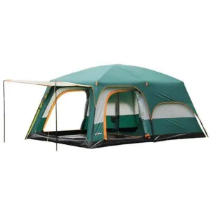 Rooms 6/8/10/12 1 Season Double Party Person Tourism Living Large Layer 4 Family Tents Hall Camping Tent Camping First-time buyer discount Tent Anniversary sale 2 Outdoor