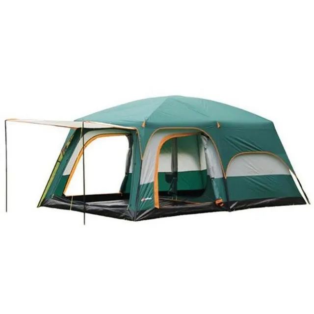 Rooms 6/8/10/12 1 Season Double Party Person Tourism Living Large Layer 4 Family Tents Hall Camping Tent Camping First-time buyer discount Tent Anniversary sale 2 Outdoor