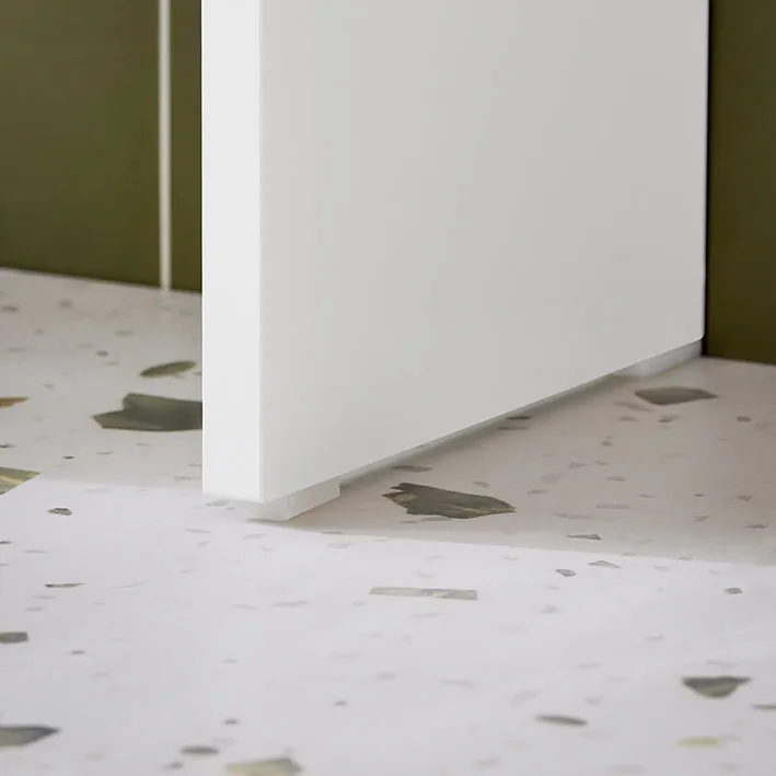 Rootz MDF Storage Cabinet - Shelving Unit - Closet - Easy Access & Storage Space - 65x182x20cm - Wall Mountable - Moisture-Protected