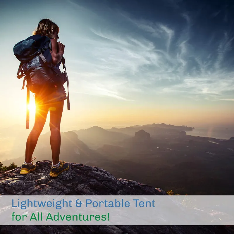 Rynx | 2 Person Lightweight Dome Tent With Rainfly & Carry Bag