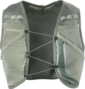 SALOMON Hydration Vest Rucksack Backpack ACT SKIN 4 NO FLASKS (Active Skin 4 No Flask) Unisex Laurel Wreath/Lily Pad/ALOE WASH M, Laurel Wreath / Lily Pad / ALOE WASH, M