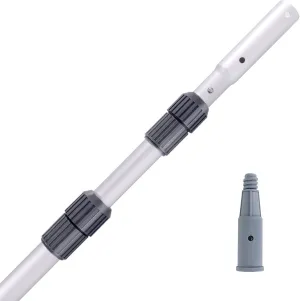Sepetrel Pool Pole-Upgraded Professional 12 Foot Telescoping Swimming Pool Pole with Threaded Tips,Adjustable Telescopic Poles,for Skimmer Net,Brush,Vacuum Head