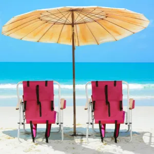 Single Beach Chair Outdoor Leisure Chair Folding Chair Camping Chair Reclining Chair Outdoor Scenery Chair, Suitable for Outdoor Camping