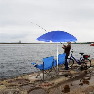Single Beach Chair Outdoor Leisure Chair Folding Chair Camping Chair Reclining Chair Outdoor Scenery Chair, Suitable for Outdoor Camping