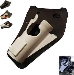 Slide-in Fishing Rod Hip Holster for Belt, Hands-Free Fishing Pole Holder with Stash Pocket & Quick Draw Waist Belt for Fly & Bank Fishing, Durable Adjustable Portable Rod Holster