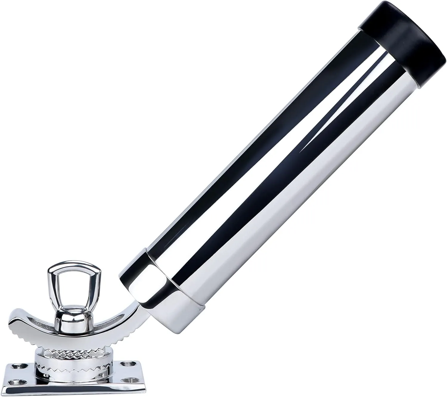 smartmarine 316 Stainless Steel Boat Fishing Rod Holder 360 Degree Rotation Outrigger Fishing Pole Support