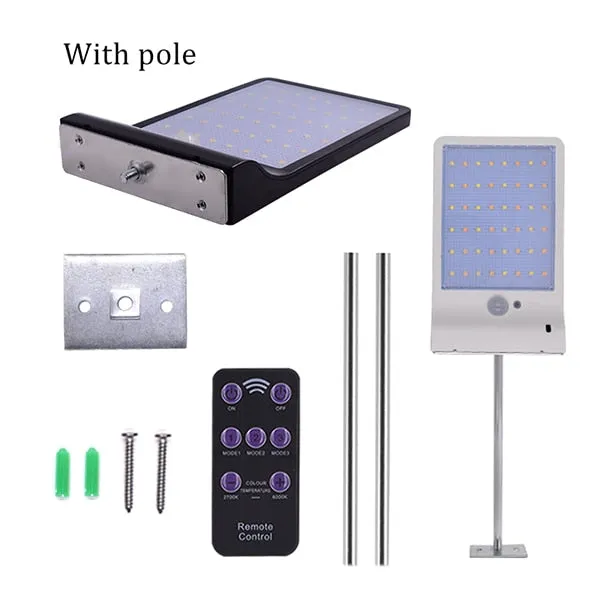 Solar Lights Three Lighting Modes With Remote Controller