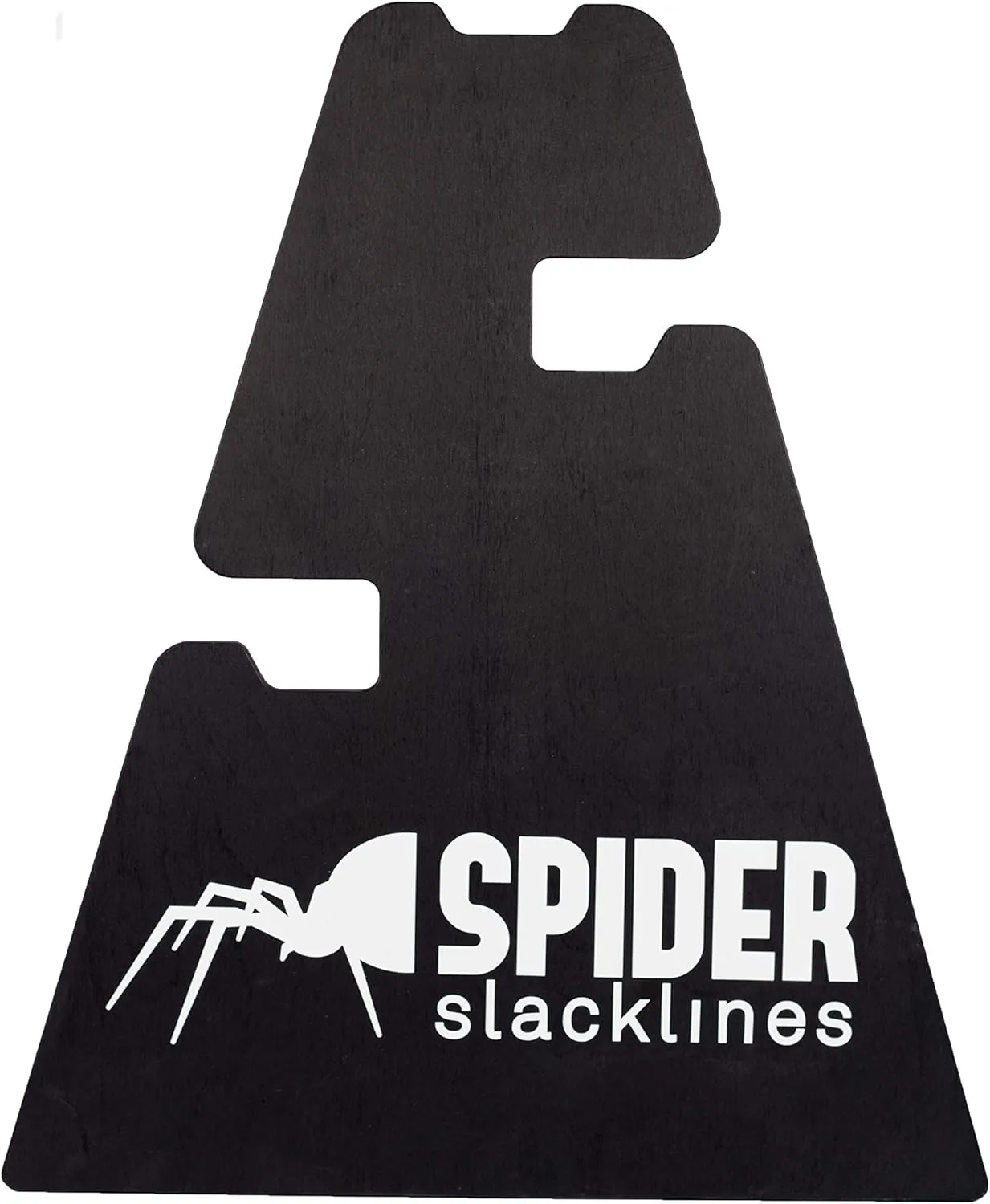 Spider Slacklines | 1x Black Wooden Slackline Frame | Adjustable in 3 Heights 12-20 - 27.5 in | Easy Set Up for Any Ground