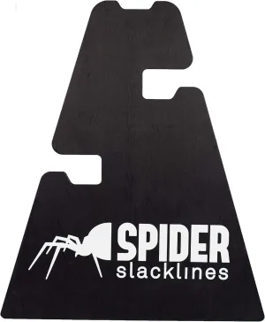 Spider Slacklines | 1x Black Wooden Slackline Frame | Adjustable in 3 Heights 12-20 - 27.5 in | Easy Set Up for Any Ground