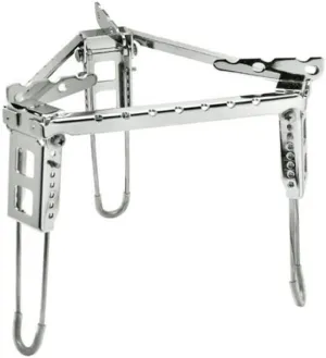 Stainless Steel Picnic Tripod Camping Pot Stand Outdoor Cookware Stand Folding BBQ Bracket