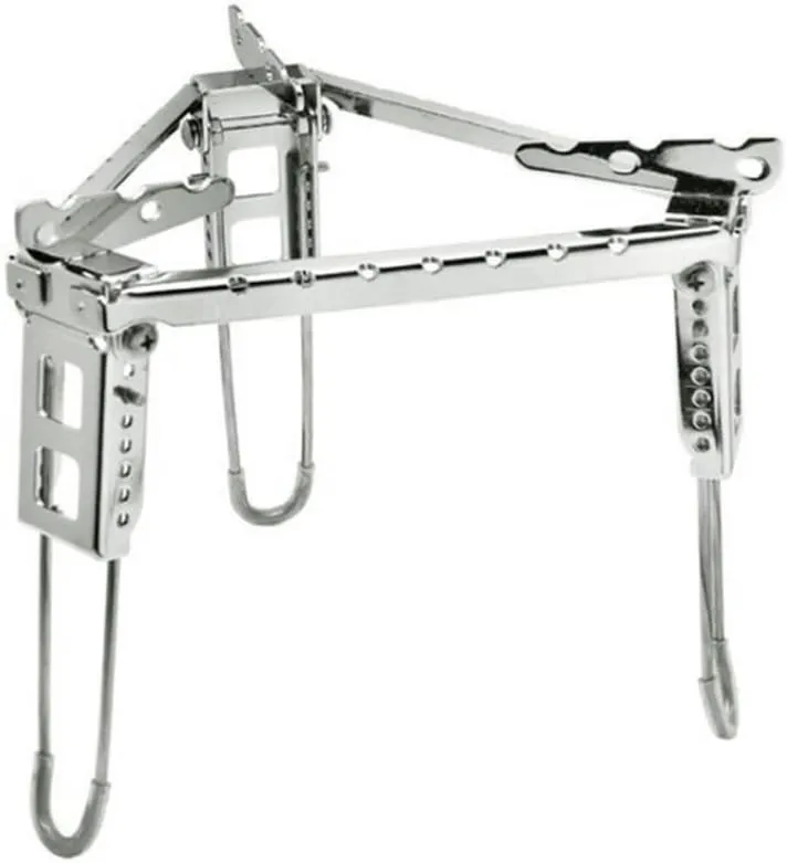 Stainless Steel Picnic Tripod Camping Pot Stand Outdoor Cookware Stand Folding BBQ Bracket