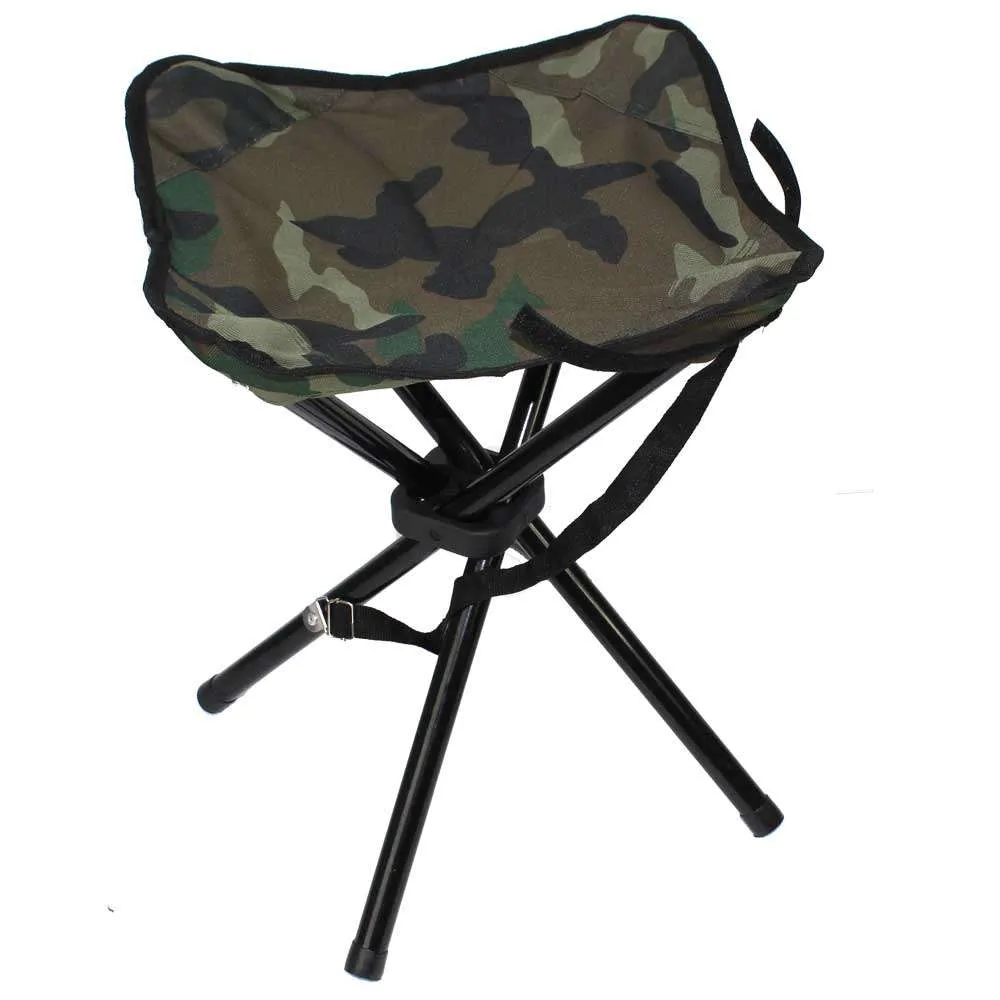Stealth Gear Collapsible Stool Four Legs 16 Inches Tall