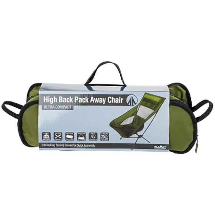 Summit Folding Green Camping Chair