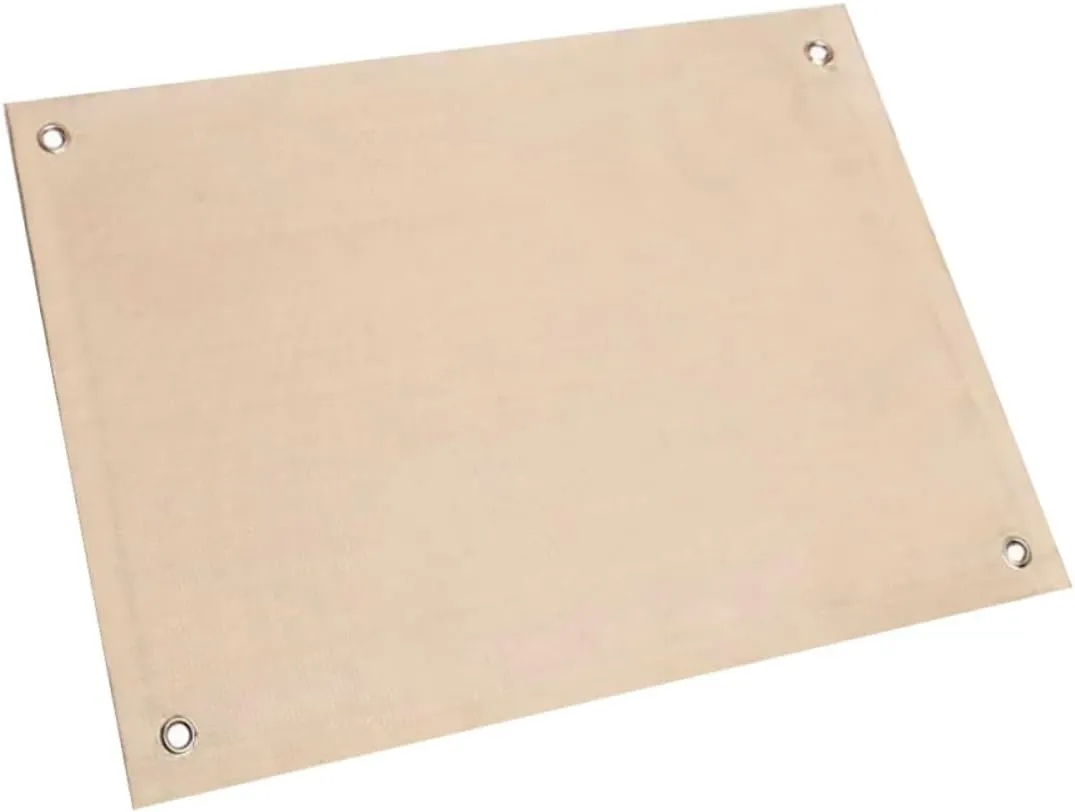 SUPVOX Outdoor Fireproof Blanket Heat Resistant Fiberglass Mat for Camping Picnics and Barbecues Lightweight Durable Compact Design for Emergency Use and Outdoor Activities