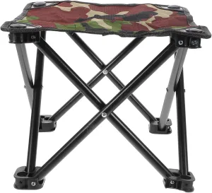 SUPVOX Triplet Stool Carrying Handle Versatile Outdoor Stool for Camping Travel and Fishing