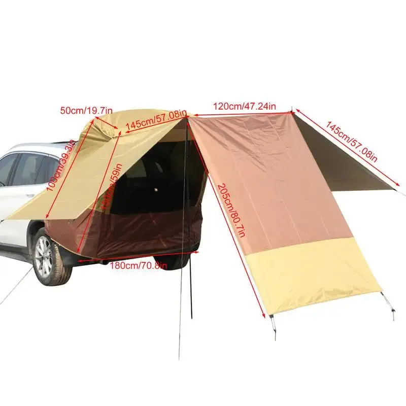 SUV Tent for Camping – Spacious, Waterproof, and Portable Outside Shelter Trailer Tent