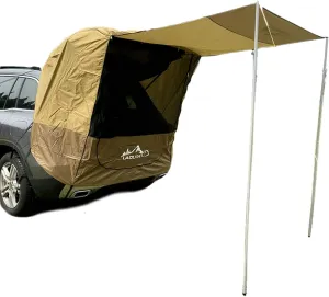Tailgate Tent for Car Shade Awning Tent Auto Canopy Roof Top Sun Protection Waterproof UV Proof for SUV Camping Picnic Large